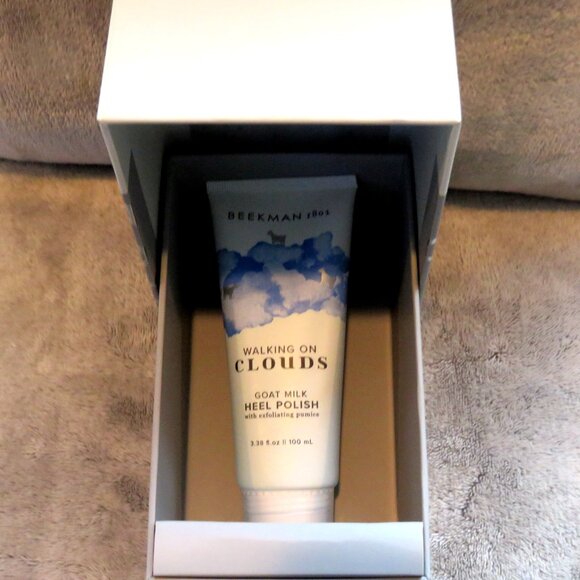 New in Gift Box Beekman1802 Goat Milk Pedicure Heel Polish w/Pumice Stone 3.38oz - Picture 7 of 11